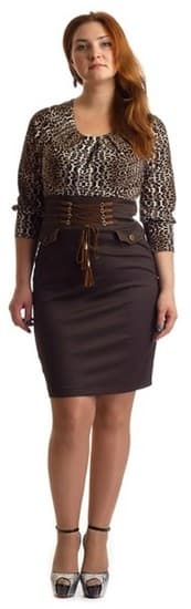 Короткое корсетное платье с леопардовым принтом - фото 10395