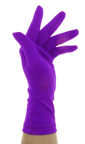 Летние перчатки трикотаж масло. Фиолетовые - фото 19864