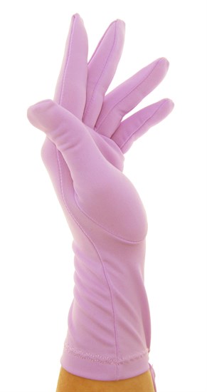 Летние перчатки трикотаж масло. Сирень - фото 19874