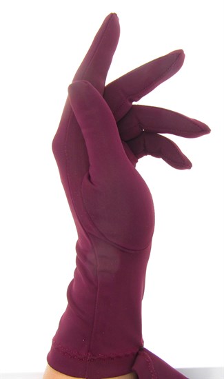 Летние перчатки трикотаж масло. Пурпурно-красный - фото 19946