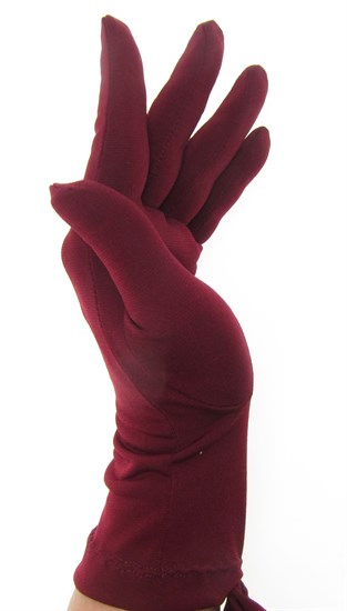 Трикотажные тонкие перчатки. Разные цвета - фото 20105