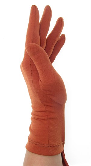 Трикотажные тонкие перчатки. Разные цвета - фото 20107