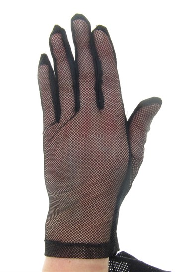 4120. Сенсорные прозрачные перчатки с сеточкой - фото 21882
