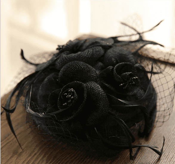 Шляпка-таблетка черная Фиона - фото 22084