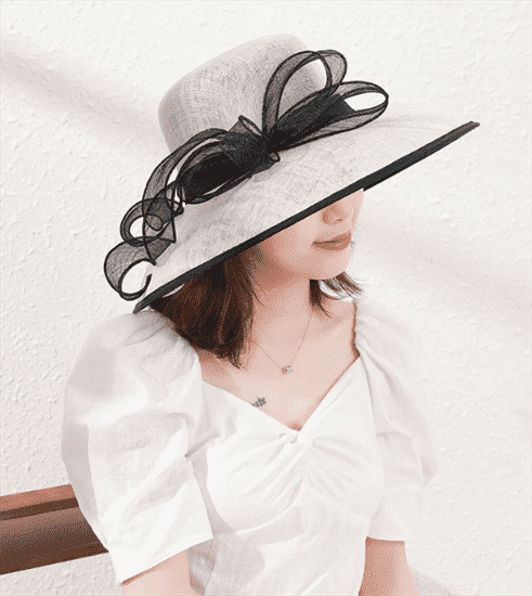 4168. Белая летняя шляпа с полями Алира - фото 22147