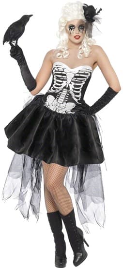 Пышное платье со скелетом - фото 4817