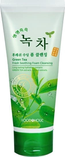 Зеленый чай. Очищающая пенка для умывания. FOODaHOLIC - фото 5151