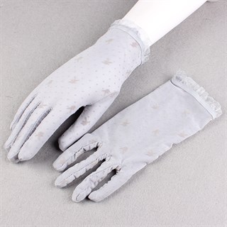Короткие перчатки из мелкой сетки Шанель. 3 цвета - фото 21109