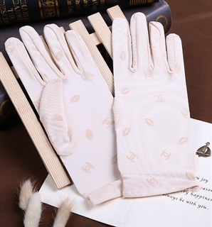 Короткие перчатки из мелкой сетки Шанель. 3 цвета - фото 21114