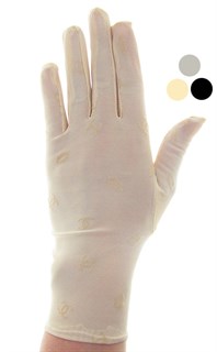 Короткие перчатки из мелкой сетки Шанель. 3 цвета