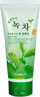 Зеленый чай. Очищающая пенка для умывания. FOODaHOLIC