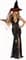 Сексапильная колдунья в черном платье в пол с разрезом - фото 12059