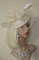 Шляпка Элеонора с вуалью. Молочная - фото 13103