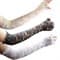 Длинные перчатки гипюр без пальцев. Айвори - фото 13501
