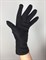 Сенсорные короткие перчатки экокожа и экозамша. Черные - фото 14179