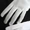 Белые прозрачные перчатки с бантиком и рюшами - фото 14350