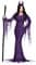 Фиолетовое длинное платье ведьмы - фото 14793
