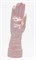 Атласные перчатки со сборками 3/4. Светло-розовые - фото 16495