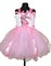 Праздничное светло-розовое платье для девочек Розовый зайчик - фото 17670
