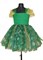Пышное детское платье из фатина Зеленая снежинка - фото 17738