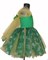 Пышное детское платье из фатина Зеленая снежинка - фото 17739