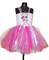 Праздничное детское розовое платье из фатина с LOL принцессой - фото 17791