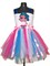 Праздничное детское розовое платье из фатина с LOL русалкой - фото 17793