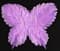 Крылья детские из перьев 40*50см. Сиреневые - фото 18733