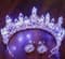 Серебряная корона со светодиодами. Цветной свет - фото 18939