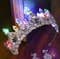 Серебряная корона со светодиодами. Цветной свет - фото 18940