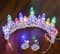 Серебряная корона со светодиодами. Цветной свет - фото 18941