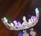 Серебряная корона со светодиодами. Цветной свет - фото 18942