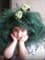 Зеленый парик Кикиморы со змеями - фото 18971