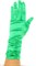 Атласные перчатки со сборками 3/4. Зеленые - фото 21647
