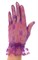 4056. Короткие перчатки из фатина в цветочек с рюшей. Разные цвета - фото 21700