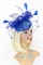 Синяя шляпка с вуалью Айлин - фото 21795