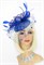 Синяя шляпка с вуалью Айлин - фото 21796