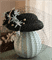 Черная шляпка с вуалью - фото 21997