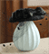 4150. Коктейльная шляпка с бантом Альма. Черная - фото 22036