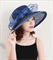 4167. Темно-синяя летняя шляпа с полями Алира - фото 22141
