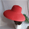 4183. Летняя шляпа с полями Одри. Красная - фото 22263