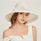 4191. Летняя шляпа с опущенными полями Элизабет. Белая - фото 22329