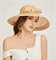 4194. Летняя шляпа с опущенными полями Элизабет. Бежевая - фото 22344