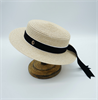 Шляпа летняя из сизаля с низкой тульей - фото 23689