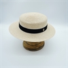 Шляпа летняя из сизаля с низкой тульей - фото 23702