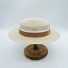 Шляпа летняя из сизаля с низкой тульей - фото 23703