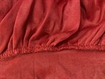 Красный широкий плащ с капюшоном. Велюр. 170см - фото 24217