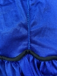 Синий широкий плащ с капюшоном - фото 24218