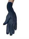 Перчатки длинные зимние с бисером. Темно-серый, р. 8 - фото 24393
