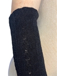 Перчатки длинные зимние черные с фактурной вязкой, р. 6,5 - фото 24406